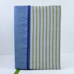 The Gracewell Studio Upcycled Collection gracewell notebook cover – revival stripe edition